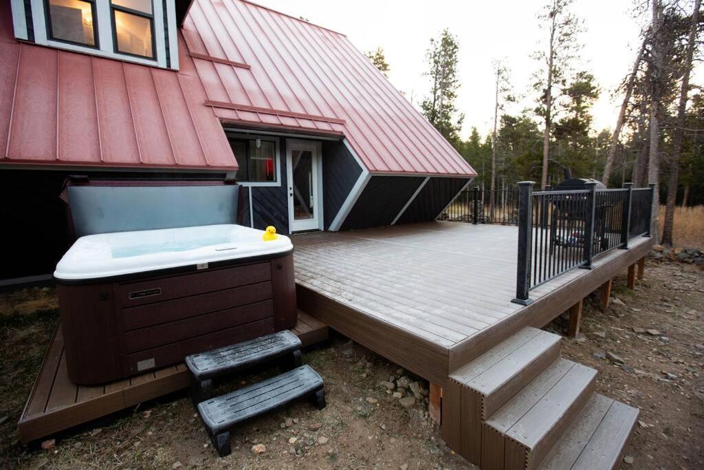 Little Gem Lodge Unique Mtn A-Frame W Hot Tub Black Hawk Dış mekan fotoğraf
